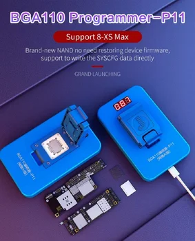 JC P11F P11 Tālrunis NAND BGA110 Programmētājs iPhone 8 8P X XR XS MAX NAND Flash iphone NAND pamata dati lasīt rakstīšanas rīks