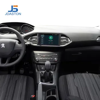 JDASTON Android 10 Auto DVD Atskaņotājs Peugeot 308/308s 2013 2016 2017 GPS Navigācijas 1Din Auto Radio Multimediju Stereo