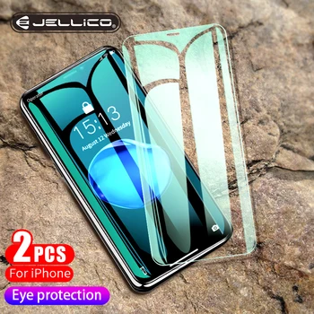 Jellico 3D Screen Protector For iPhone XR 0.3 mm Ultra Plānais aizsargstikls iPhone Xs X Xs Max 7 8 Rūdīta Stikla Priekšējās Filmu