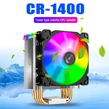 Jonsbo CR-1400 CPU Cooler Radiatoru 4Pin 12V PWM Datorā PC Case Fan 5V 3Pin ARGB 4 Siltuma caurules Torņa Dzesēšanas Ventilatori Intel AMD 3553