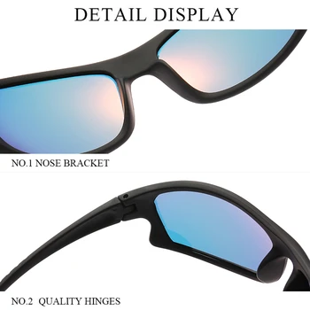 Jsooyan 2020. gadam Jaunā Sporta Polarizētās Saulesbrilles, Vīriešu un Sieviešu Braukšanas Zvejas UV400 Ieplests Zīmolu, Dizainu, Vintage Briļļu Vīriešu Brilles