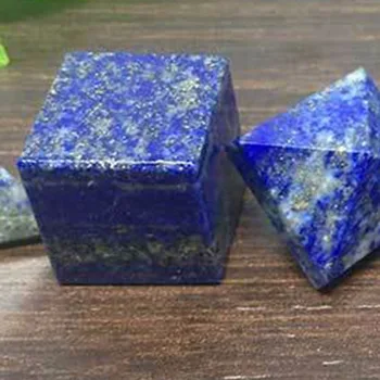 JX-LCLYL 7pcs Lapis Lazuli Platoniskas Cietvielu Ģeometriskā Uzstādīt Čakra Reiki Dziedināšanas Crystal