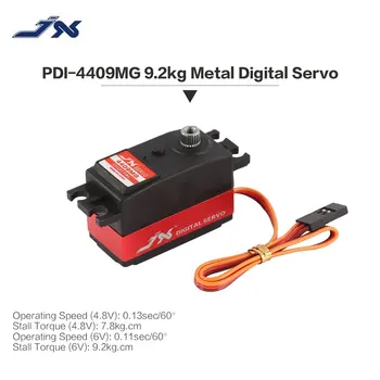JX PDI-4409MG Digitālo Metal Gear Mini Servo 4.8-6V 9.2 kg Lielu Griezes momentu 0.11 sec/60 