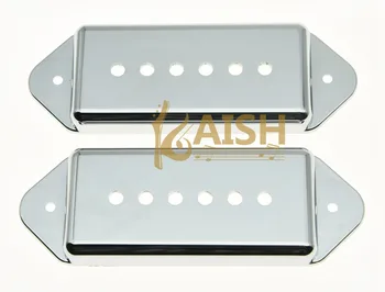 KAISH 52mm LP P90 Dogear Guitar Pickup Vāks Chrome