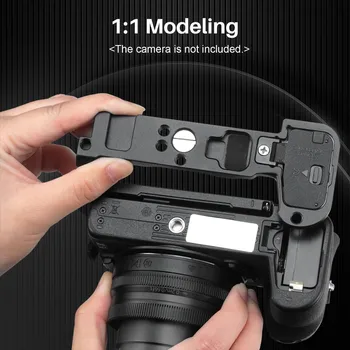 Kamera L-Veida Kronšteins Paplašinājuma Plate ar 1/4 Collu Skrūvju Caurumi Dual Aukstā Apavu Stiprinājumi Pagarināts aizvietotājs Nikon Z50