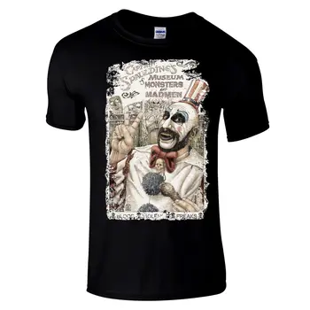 Kapteinis Spaulding Premium Black regulāri fit šausmu T Krekls ar William Andersons Foršs Gadījuma lepnums t krekls vīriešu Unisex Jaunas