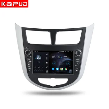 Kapud Multimediju Par Hyundai Solaris Atskaņotājs Android 10 Akcentu Verna 2010-2016 Gps Navigācija, Radio, Video, Auto Stereo 4G Audio BT