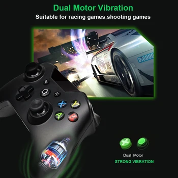 KARSTĀ 2.2 M Pret traucējumiem Vadu Spēles Kontrolieris XBOX VIENU Microsoft Xbox Viens Džoistiki Gamepad Ar Dual Vibrācijas spēļu vadāmierīces
