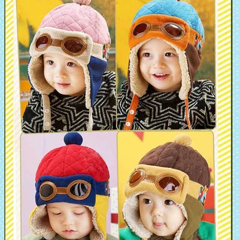 Karstā Pārdošanas Maziem Bērniem, Siltu Cepurīti Beanie Cepure Foršs Puika Meitene Bērniem, Zīdaiņiem Ziemas Izmēģinājuma Klp Bezmaksas Piegāde