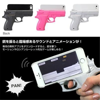 Karstā pārdošanas moderns personības jaunu pistole stila silikona tālrunis lietā par iPhone 12 Pro X XR XS MAX 6s 6 7 8 Plus