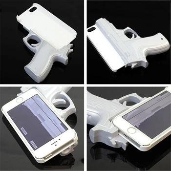Karstā pārdošanas moderns personības jaunu pistole stila silikona tālrunis lietā par iPhone 12 Pro X XR XS MAX 6s 6 7 8 Plus