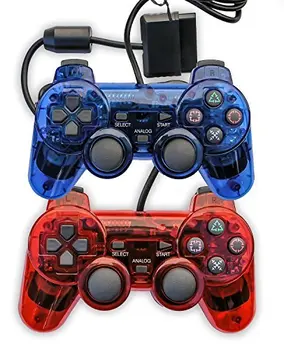 Karstā Pārdošanas Vadu Skaidrs Kontrolieris Spēle Spilventiņu Spēles Spēļu Kontrolieris Joypad Konsoli Gamepad Kuģīši Playstation 2 PS2