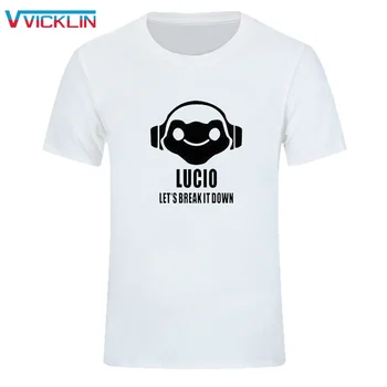 Karstā spēles SKATĪTIES PĀR DJ LUCIO prasmju logo priting pārvietojas mums faniem t krekls dažādas krāsas kokvilnas zaudēt plus lieluma apģērbu