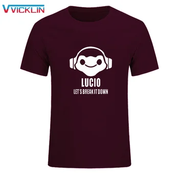 Karstā spēles SKATĪTIES PĀR DJ LUCIO prasmju logo priting pārvietojas mums faniem t krekls dažādas krāsas kokvilnas zaudēt plus lieluma apģērbu