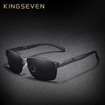 KINGSEVEN ZĪMOLA DIZAINA Klasika Polarizētās Saulesbrilles, Vīriešu Braukšanas Saules brilles Brilles UV400 Gafas Oculos De Sol