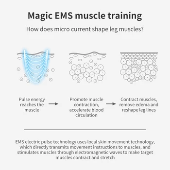 KLASVSA EMS Foot Massager Locīšanas Elektriskās Masāžas Paklājiņš Muskuļu Stimulators Veicinot Asinsriti Muskuļu Kāju Masāža Atpūsties