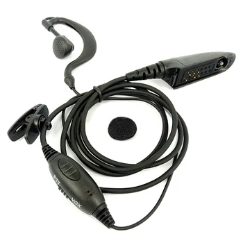 Klausules Mikrofons priekš Motorola Radio HT750 HT1250 GP328 GP329 GP340 GP380 MTX850 PRO5150 Walkie Talkie ar Skaņas Kontrole