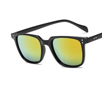 Kniežu Vintage, Saulesbrilles Vīriešiem Laukumā Melnas Plastmasas Gafas Saules Brilles Vīriešiem 2018 Jaunas Nokrāsas Vīriešu Zīmolu Oculos de sol masculino