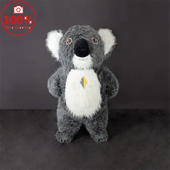 Koala Piepūšamās Kostīmu Talismans Halloween Uz Cosplay Party Jauki Masku Plīša Koala Pielāgot Pieaugušo Pūkains Uzvalks