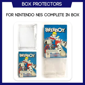 Kārbas Aizsargs Nintendo NES visaptverošu iestāžu darbības uzlabošanas programmu Pabeigt Box Spēles Pielāgotus, Skaidrs, Plastmasas korpuss 4369