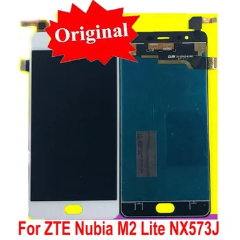 Labākais Darba Oriģinālais LCD Displejs, Touch Screen Digitizer Montāža + rāmis ZTE Nubia M2 Lite / M2 Jaunatnes NX573J Stikla Sensors