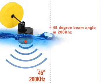 Laimīgs Sonar devēju 328feet 100m ūdens dziļumu, zivju sonar FF1108-1/FF818/FF718/FF718Li/FF1108C/FF718LiC kabeļu devēju hidrolokatoru