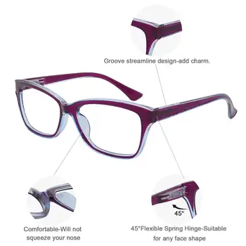 Lasījums Brilles Sievietēm Zilā Gaisma Pretbloķēšanas Brilles Brilles Lasījumā Presbyopic Anti Glare Datoru Briļļu okulary MARE AZZURO 40758