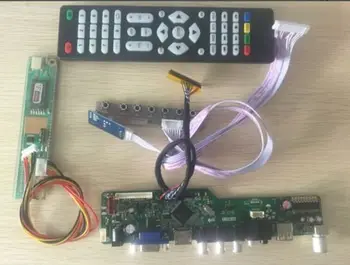 Latumab Jaunu Komplektu HT156WX1-100 TV+HDMI+VGA+USB LCD LED ekrānu Kontrollera Draiveri Valdes Bezmaksas piegāde