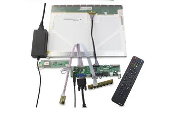 Latumab Jaunu Komplektu LTN141AT02 TV+HDMI+VGA+USB LCD LED ekrānu Kontrollera Draiveri Valdes Bezmaksas piegāde