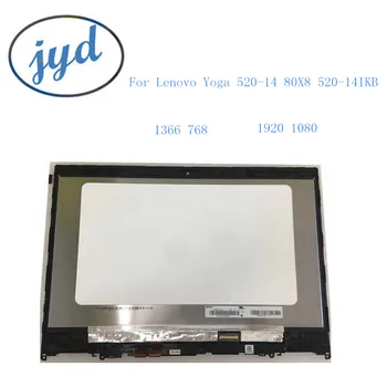 LCD Displejs+Touchscreen Digitizer+Rahmen Montāža LENOVO JOGAS 520-14 Jogas 520-14IKB