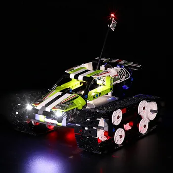 LED Apgaismojums Komplektā Tehnika RC Kāpurķēžu Racer 42065 (Tikai LED Gaismas, Nav Bloka Komplekts)