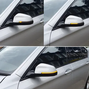LED Atpakaļskata Spogulis Indikators Blinker Repeater Gaismas Dinamisku Pagrieziena Signāla BMW 5 6 7 Series F10, F11, F07 F06 F12, F13 F01 F02