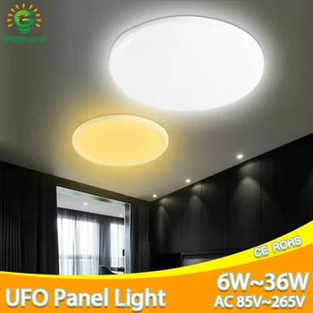 LED Griestu Gaismas 36W 24W 18W 13W 9W 6W AC 85-265V griestu gaismas LED Paneļa Lampas Virsmas Modernu led Lampas dzīvojamā istabā gaismas