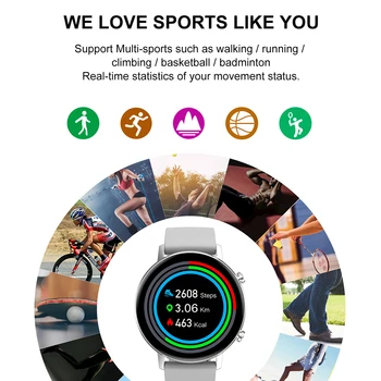 LEMFO Smart Skatīties Vīrieši Sievietes 14 Veidu Pulksteņu Sejas Sirdsdarbības Ātrums, asinsspiediens Smartwatch Android Dāvanu Siksna