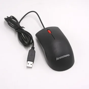 Lenovo USB Pele M120 1000DPI USB Optiskā ar Vadu Peles Ritenīti, Mini 3D Pelēm ar vadu datoru, klēpjdatoru peles peles