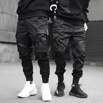 Lentes Harēma Joggers Vīriešiem Kravas Bikses Streetwear Ir 2021. Hip Hop Gadījuma Kabatām Dziesmu Bikses Vīriešu Harajuku Fashion Bikses 11202