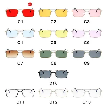 LEONLION ir 2021. Vintage Laukumā Sakausējuma Saulesbrilles Sieviešu Zīmola Dizaineru Briļļu Candy Krāsas Gradients Retro Saules Brilles Oculos