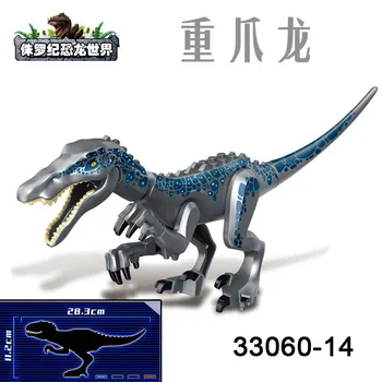 Lepines Smago Raust Pūķis Jurassic Pasaules Dinozauru Skaitļi Ķieģeļi Tyrannosaurus Celtniecības Bloki Rotaļlietas Dinosuar Rotaļlietas Bērniem