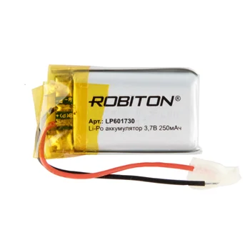 Li-jonu polimēru akumulatora lp601730 robiton, Li-Pol prizmu ar aizsardzības ķēde 26656