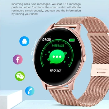 LIGE Jaunu Modes Smart Watch Sievietes Sirdi Līmenis Asins Spiediena Monitoringa Android, IOS Sporta Multi-function Fitnesa Smartwatch