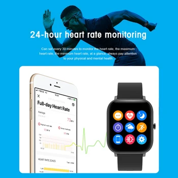 LIGE Jaunu Vīriešu Smart Skatīties Vīrieši ar skārienekrānu Fitnesa Tracker asinsspiediens Smart Pulkstenis Sporta Sievietēm Smartwatch Par Xiaomi Huawei IOS