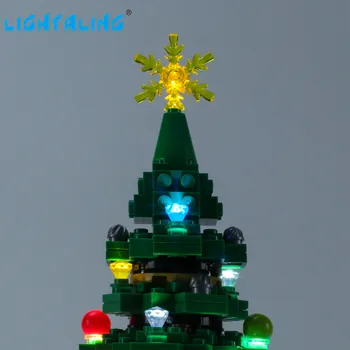 Lightaling Led Light Komplekts 40338 Ziemassvētku Eglīte Celtniecības Blokus Uzstādīt, Dekoratīvie Piederumi 28038
