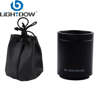 Lightdow 2x Converter Teleconverter Palielinājuma lēca Mount forT 420-800mm 500mm 800mm 900mm 650-1300mm Telefoto Objektīvs