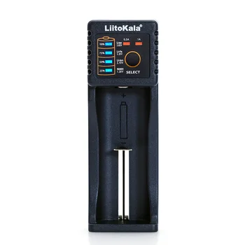 LiitoKala Lii-100B 18650 Akumulatoru Lādētāju 26650 16340 CR123 LiFePO4 1.2 V Ni-MH, Ni-Cd Rechareable Akumulatoru nav 5V izejas lii100