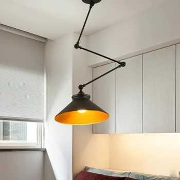 LukLoy Regulējams Supsension Lampas Virtuves Salu Pendant Light Living Room Griestiem Karājas Lampas Modernās Guļamistabas Apgaismojuma armatūra