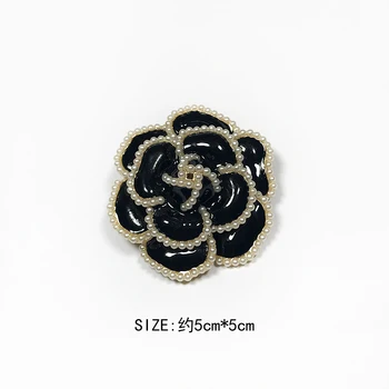 Luksusa Zīmolu jewlery stila ziedi pērļu Adatas, Piespraudes ziedu Broche Urbis Rotaslietas Sievietes
