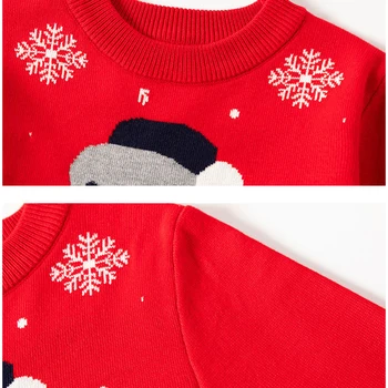 LZH ir 2021. Ziemas Rudens Ziemassvētki Bērnu Apģērbu Sniegavīrs sporta Krekls Meitenēm Adīšanas Zēnu Džemperis Zemāko Krekls 3-8 Gadiem