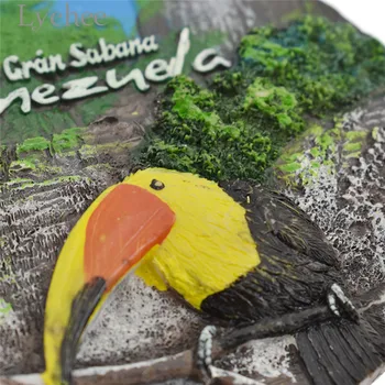 Līčija Dzīves Venecuēla Sveķu Ledusskapja Magnēts Radoša Apaļā Ainavu Ledusskapis Magnēti Ceļojumu Suvenīru Virtuves Decoration