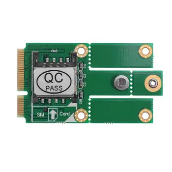M. 2 NGFF B Taustiņu, lai Mini PCI-E Pārveidotāja Adapteris Karte ar SIM Kartes Slots, Atbalsta 3G 4G LTE Tīklu Bitcoin Miner Ieguves
