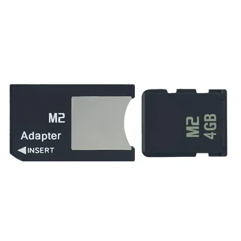 M2 atmiņas karte 4 GB Atmiņas karte memory Stick Micro ar Adapteri, MS PRO DUO 4772